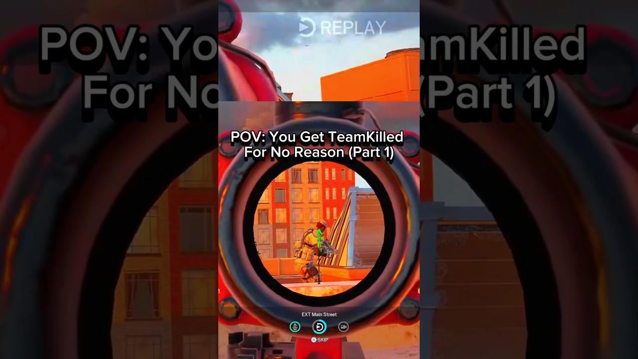 POV: You get teamkilled for no reason (Part 1). #rainbowsixsiege #r6s #r6 #r6siege #gaming