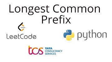 Longest Common Prefix | Easy Python Solution | Asked in many Companies