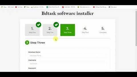 Installation Linux server