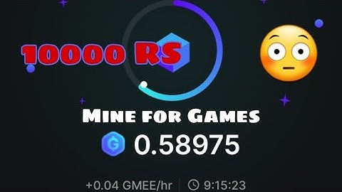 GMEE Mining. Earn Money tokens for Gamings. Arc 8. New Mining APP