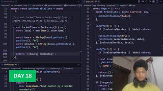 🔴 Day 18 — Building my SaaS as a Solo Developer (Live Coding) screenshot 5