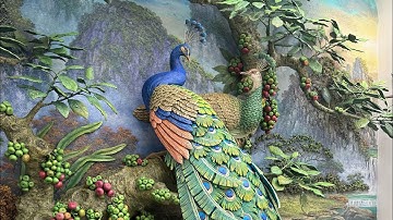 Những tác phẩm tranh đắp nổi xi măng nổi bật! - Huy Hiếu 0344909234 #painting #art #trending #artist