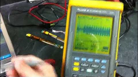 Laptop Inverter testing with Fluke Scopemeter