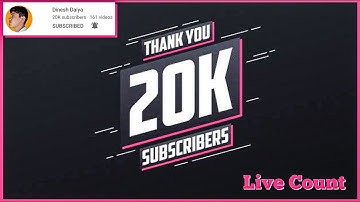 🥳 20k Subscribers complete On YouTube.📲#short