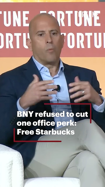 BNY refused to cut one office perk: Free Starbucks #FortuneCOOSummit #BNY