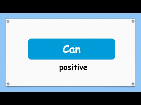 Глагол Can. Утвердительная форма. Positive.