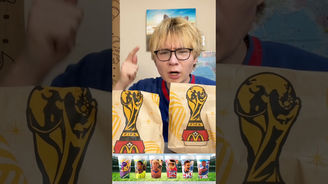 I bought the new McDonald's World Cup cup! (*'ω'*) PDS #shorts