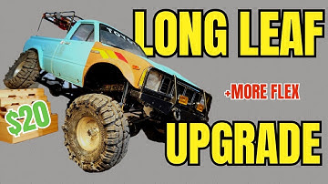 Budget Long Leaf Spring Upgrade RC4WD Trailfinder 2 Tamiya Spring Swap - MORE FLEX