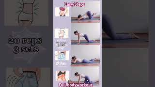 Easy Exercises at Home exercise weightloss workout exercises yoga shorts shortsvideo