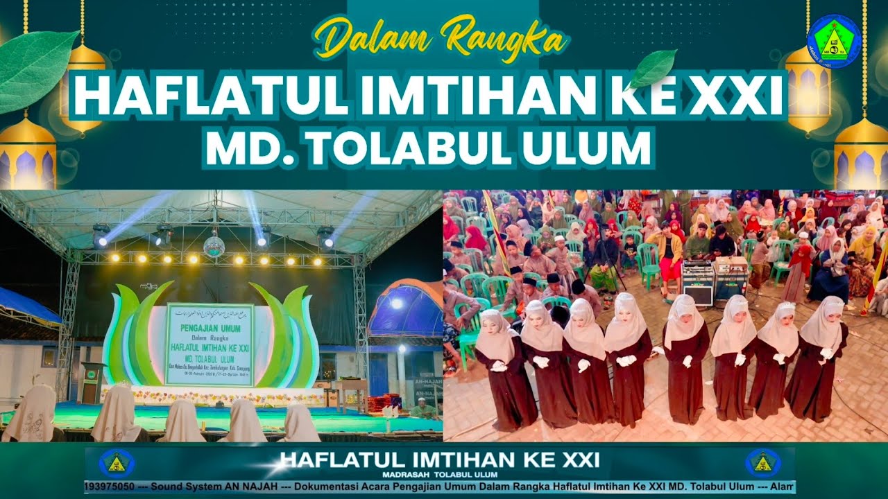 MD TOLABUL ULUM 2026 - PROSESI WISUDA