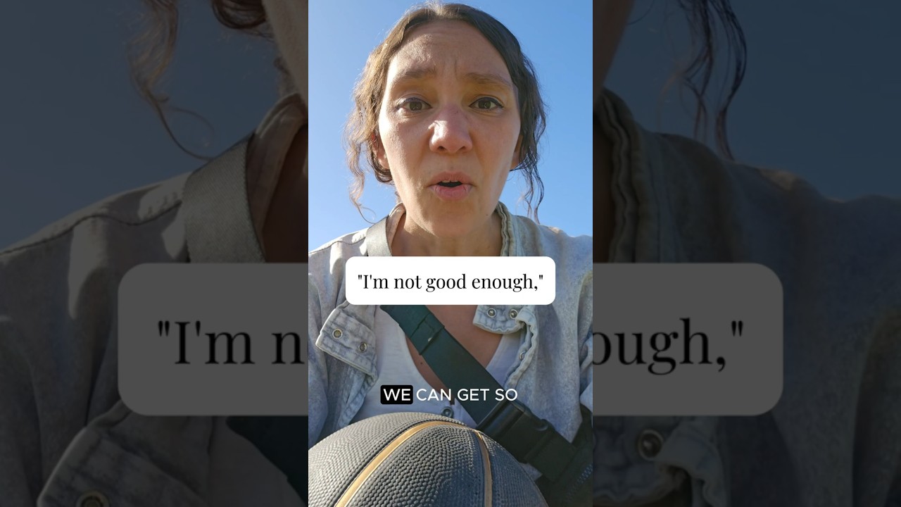 You are better than you think - get on the court (the court that is life)