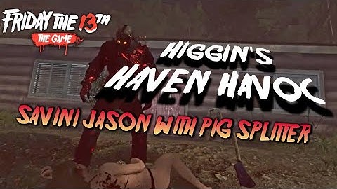 Friday The 13th The Game: Online Round as Savini Jason with Pig Splitter