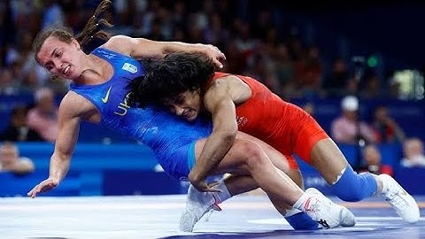 Historic win for India in Olympics | Vinesh Phogat defeated Yusneylys Guzman
