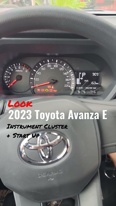 Yuk kita intip Instrument Cluster Toyota Avanza 2023.