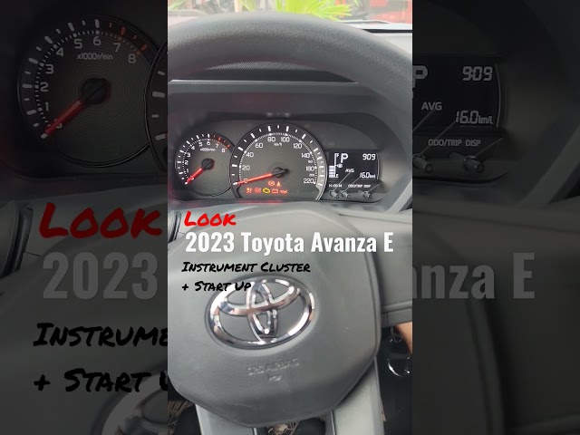 Let's have a look at the 2023 Toyota Avanza's Instrumemt Cluster. 👀 class=