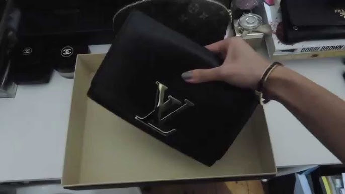 🔥Review + Unboxing: Louis Vuitton Louise Chain GM Shoulder Bag Clutch 