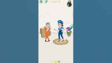 😂 Police Prank 🚓 | Delete One Part Level 23 | DOP 5 Puzzle Game #shorts