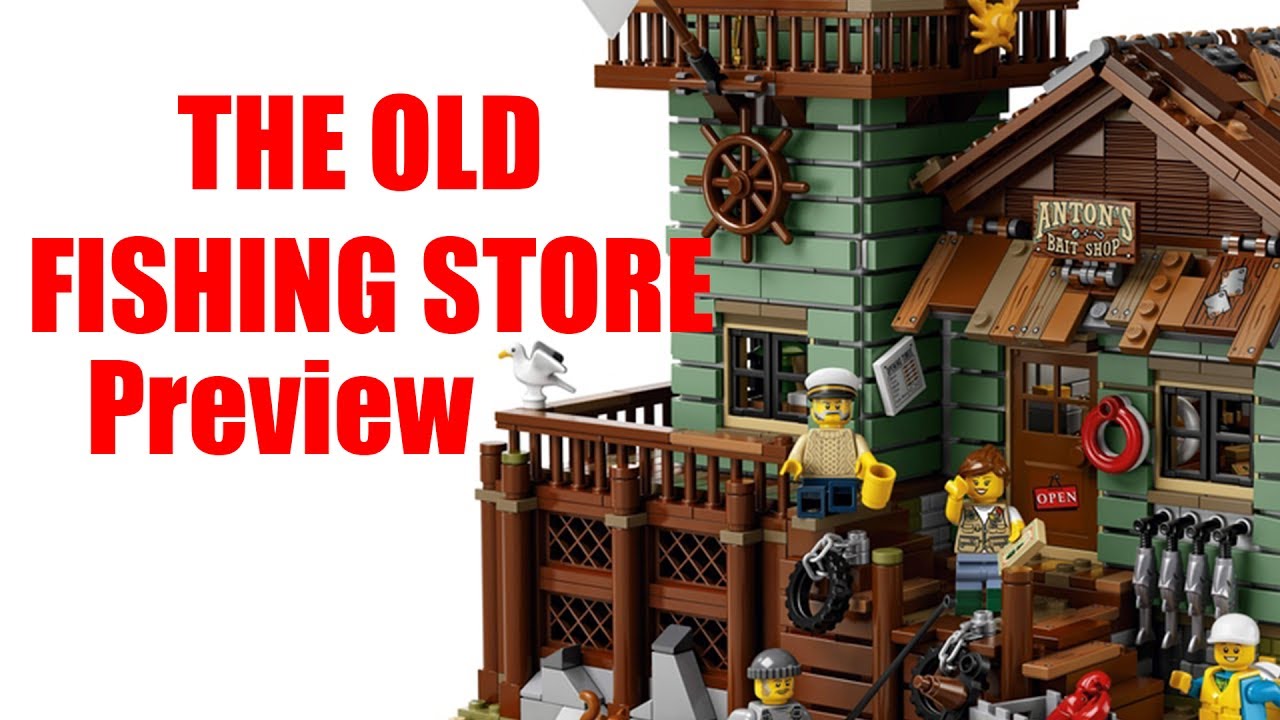 The Old Fishing Store Lego IDEAS Preview YouTube