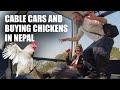 Nepal live chicken buying adventure in Pokhara Sarangkot Nepal!