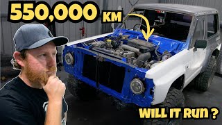 I Put a 550,000km TD42 engine in my Patrol... will it even run 