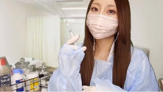 【ASMR】お医者さんによる治療。受付からお薬を受け取るまで病院で過ごす一日。