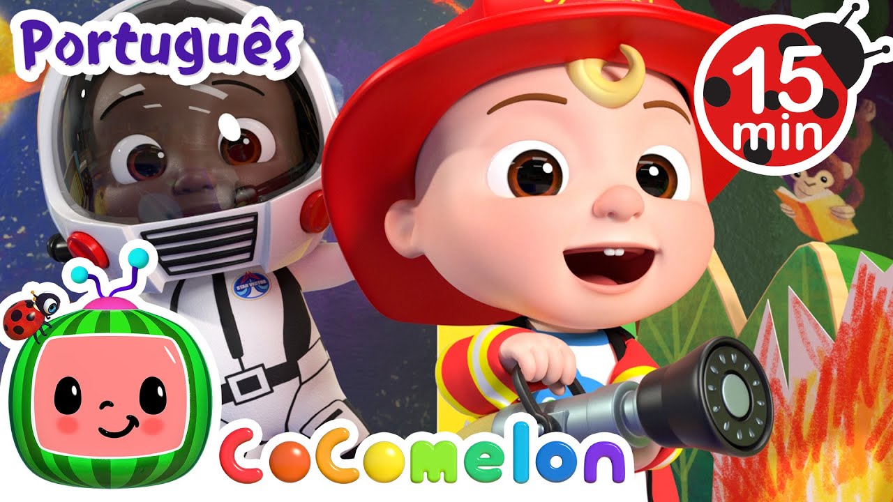 Canção das carreiras | CoComelon Brasil | Músicas Infantis e Desenhos Animados em Português
