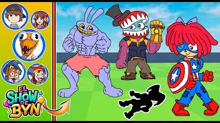 ?Son Super Héroes Reto de Dibujo The Amazing Digital Circus Roblox