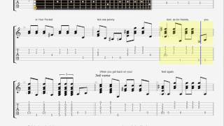 Clapton, Eric   Nobody Knows You When You're Down and Out GUITAR 1 TAB chords