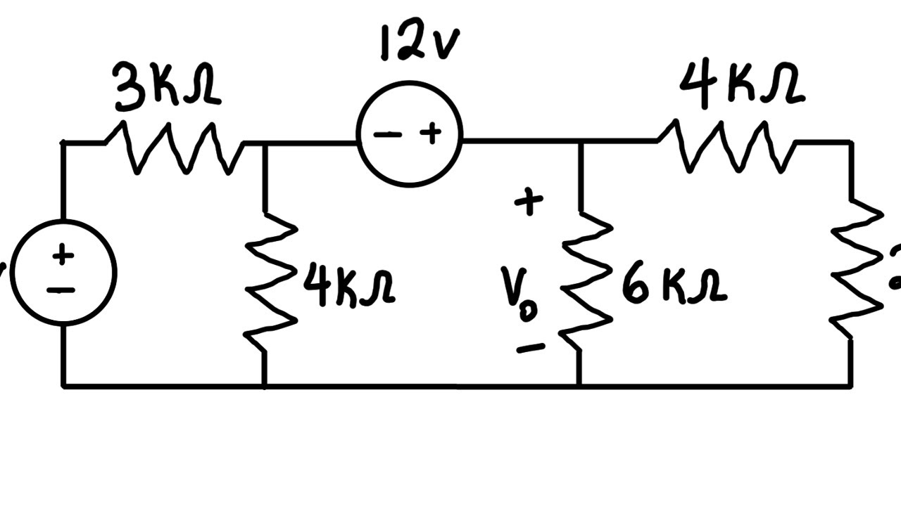 Node Voltage Method (Problem #20) - (Super Node #4) - YouTube