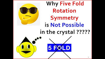 Why 5-Fold Rotation Symmetry Does Not Exist in the Crystal? ||Solid State Physics || Notes on Slides