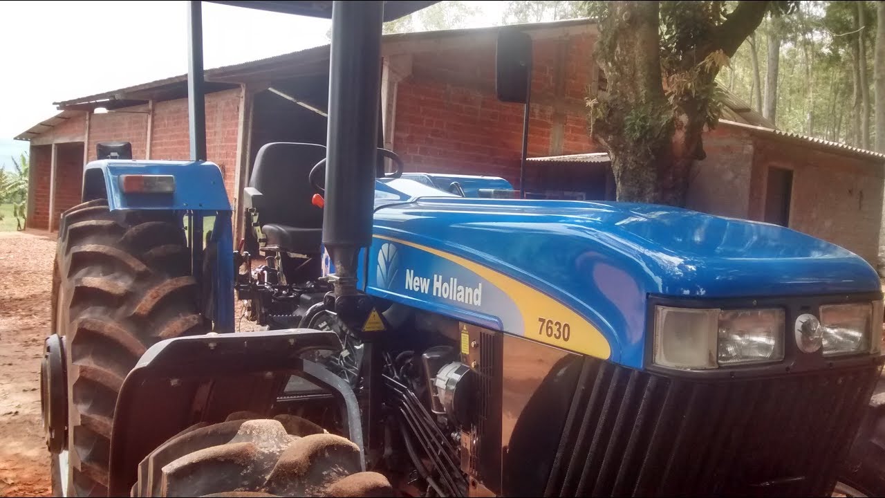 Jogo de Pneu Fino E Roda Para Trator New Holland 7630 em Boa 672846