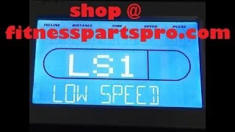 SOLE TREADMILLS LS1 ERROR BAD MOTOR CONTROL BOARD