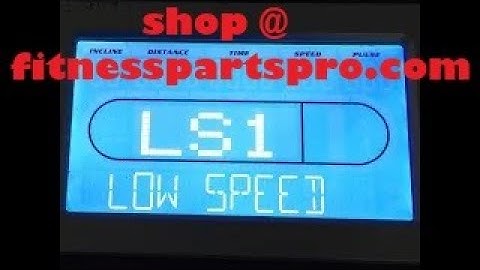 SOLE TREADMILLS LS1 ERROR BAD MOTOR CONTROL BOARD