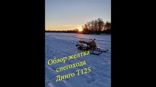 Обзор Снегохода Динго Т125