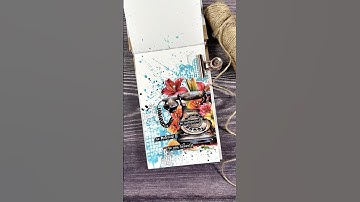 Background Splash 💦 art journal