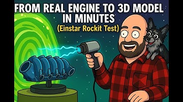 From Real Engine to 3D Model in Minutes (Einstar Rockit Test)