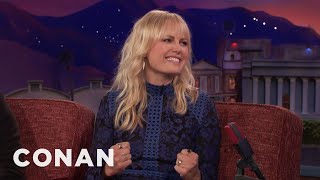 Malin Akerman Got Booed At The "Rampage" Premiere | CONAN on TBS