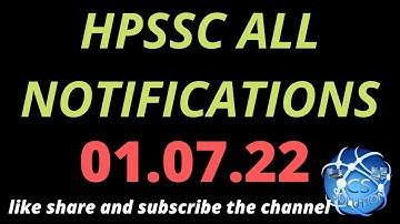 HPSSC ALL NOTIFICATIONS 01.07.22. || LDR CLERK 925 TYPING SCHEDULE || JOA 817 TYPING RESULT OUT ||
