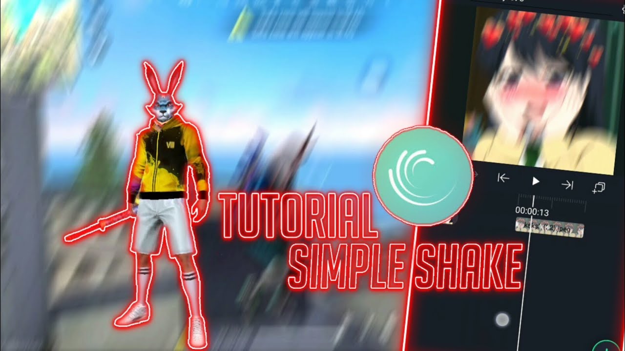 TUTORIAL SIMPLE SHAKE / EFEITO PARA FAZER EDIT de FREEFIRE - ESTILO Hey Joker | ALIGHT MOTION