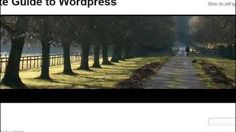 How to Build a Wordpress Website step by step - Part.6 - Customising your Theme