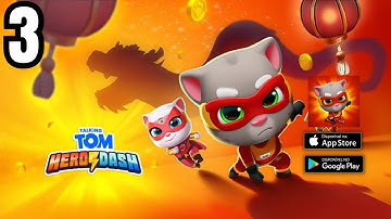 Talking Tom Hero Dash Gameplay Walkthrough Part 3 (iOS, Android)