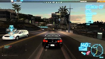 NFS World Nissan Skyline GT-R V-Spec (R34) race