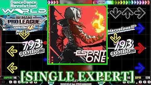 【DDR GP(WORLD)】 ESPRIT ONE / SOUND HOLIC feat. STEVIE(44MAGNUM) [SINGLE EXPERT] 譜面確認+Clap