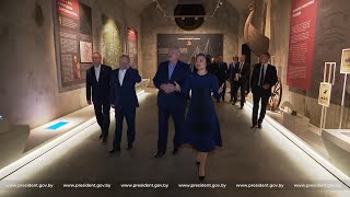 Ксения Шойгу провела экскурсию для Владимира Путина и Александра Лукашенко