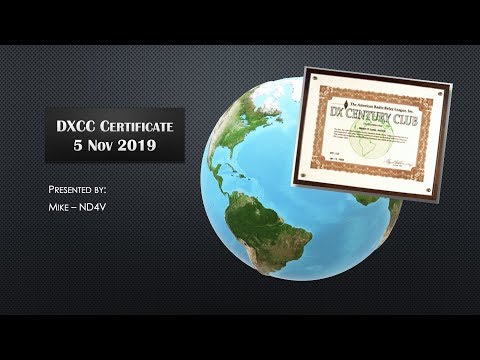 DXCC Certificate