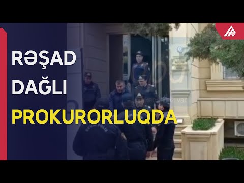 Meyxanaçı Rəşad Dağlı prokurorluğa belə gətirildi - APA TV