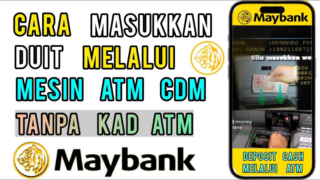 Cara Masuk Duit Guna Mesin ATM CDM Maybank Tanpa Kad ATM YouTube cimb-time-deposit-7-5-i-honest-review-youtube