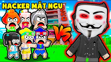 PHONG CẬN BỊ HACKER MẶT NGU TẤN CÔNG | KẺ XẤU BÍ ẨN PHÁ HỦY NGÔI LÀNG HERO TEAM TRONG MINI WORLD