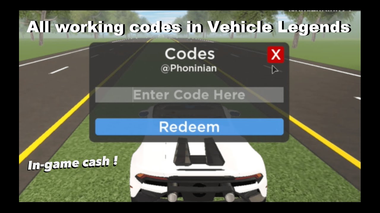 Outdated The Newest Code In Vehicle Legends Totally Works Roblox May 2020 Youtube - gtr nitro sound roblox code