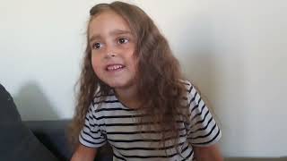 5 year old Sahar Marie introducing herself in English